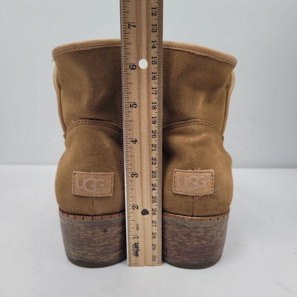 UGG Darling Women's Brown Ankle Boots S/N 1004367 US Size 8 - Picture 7 of 9
